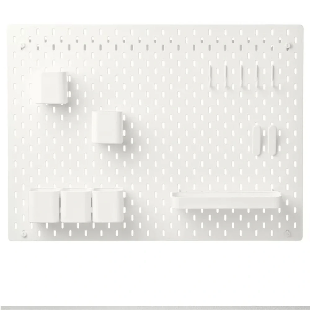 NEW IKEA Skadis White Containers (3) 203.207.98 & White Tray 003.207.99 Pegboard